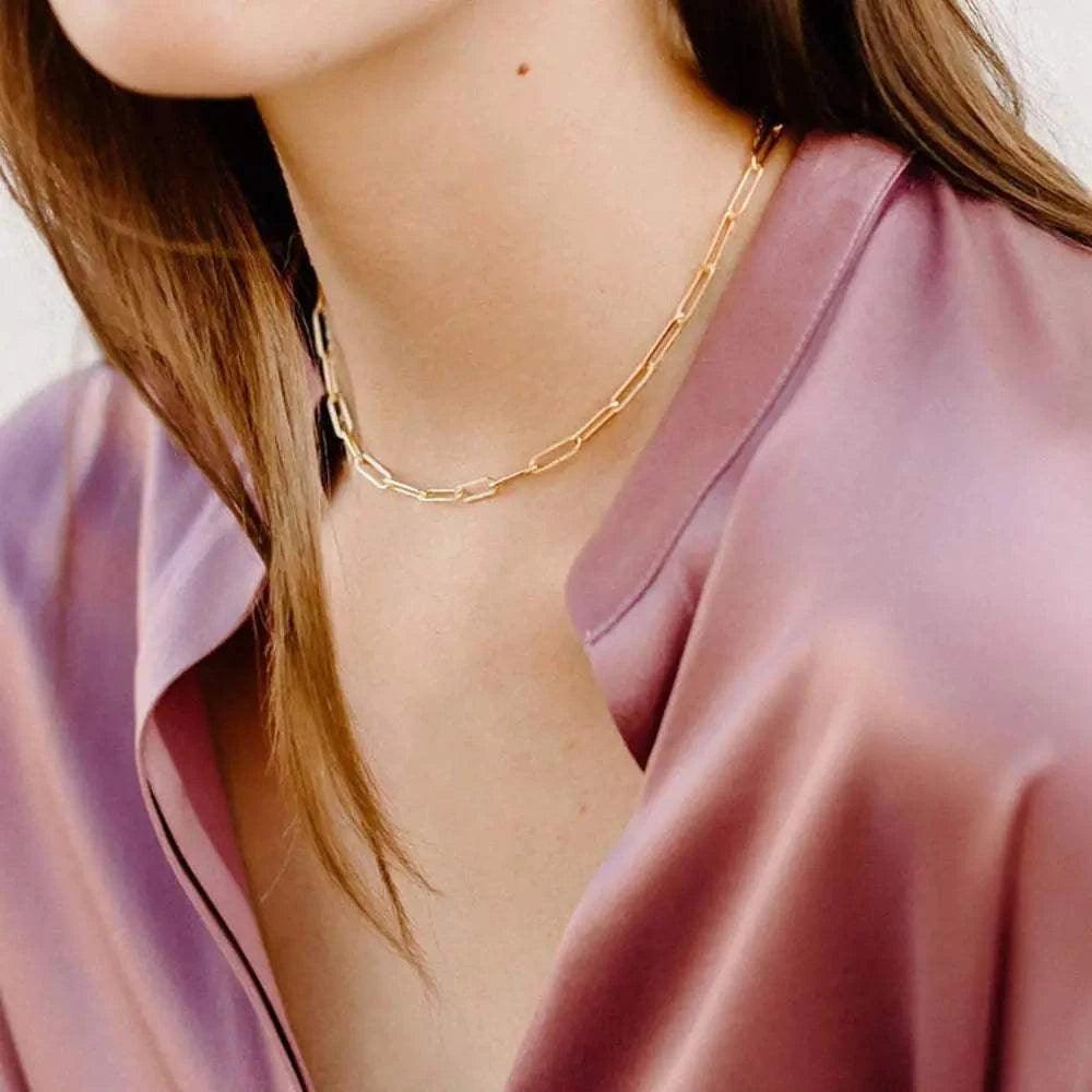 14K Gold Hexagon Initial Layered Necklaces - Mila Luxe & Co.