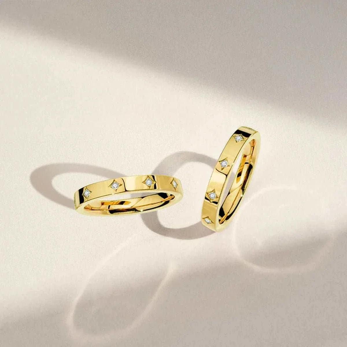 14k gold moissanite luxury wedding band for women with elegant design.