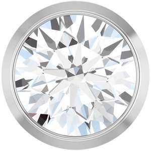 14K White 1/2 CT Natural Diamond Slide Pendant - Mila Luxe & Co.