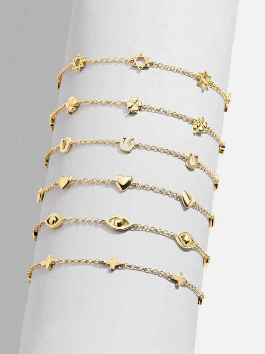 18K Gold-Plated Titanium Steel Bracelet


The 18K Gold-Plated Titanium Steel Bracelet is a stunning fusion of elegance, durability, and timeless charm. Carefully cra