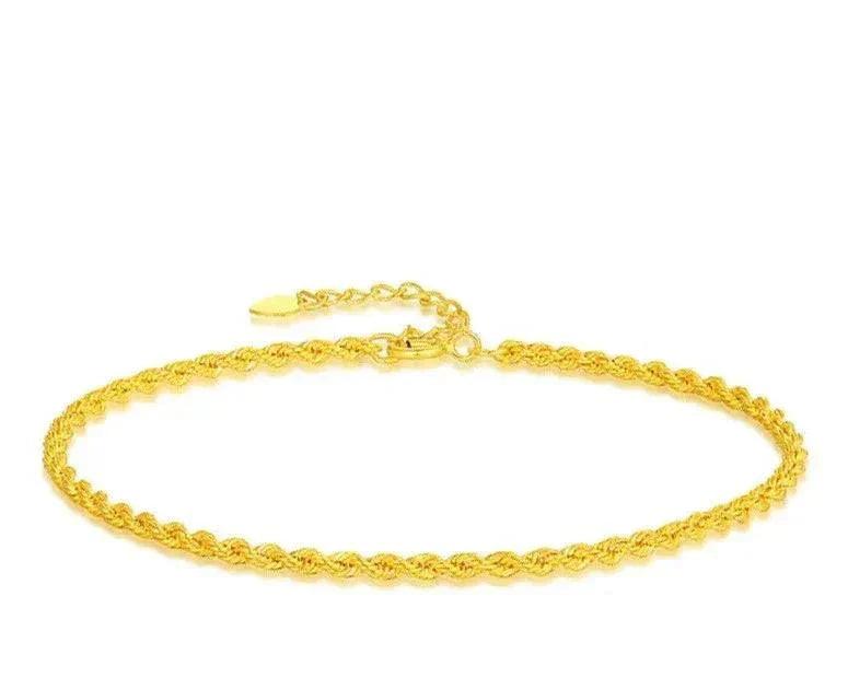 18k gold twisted elegance redefined bracelet