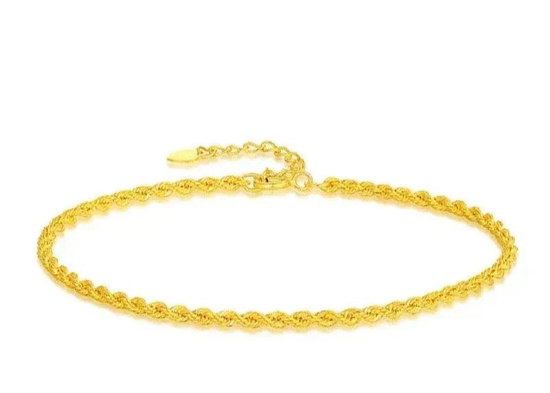 18k gold twisted elegance redefined bracelet