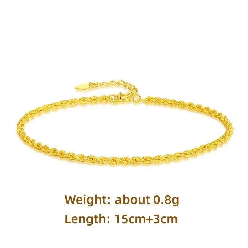 18k gold twisted elegance redefined bracelet
