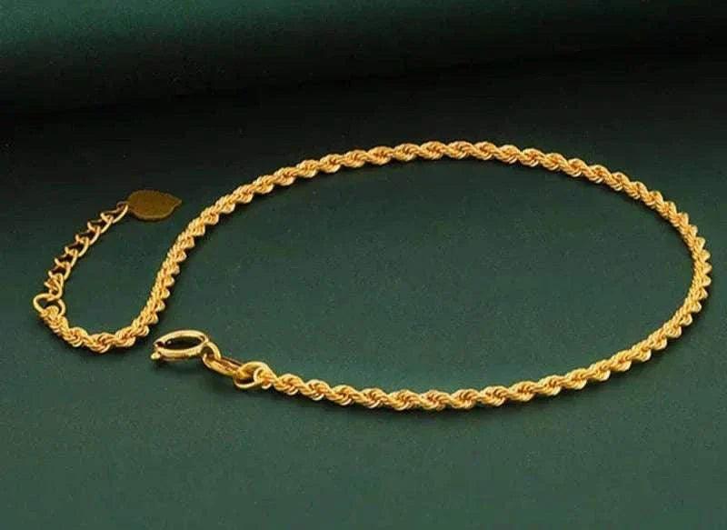 18k gold twisted elegance redefined bracelet