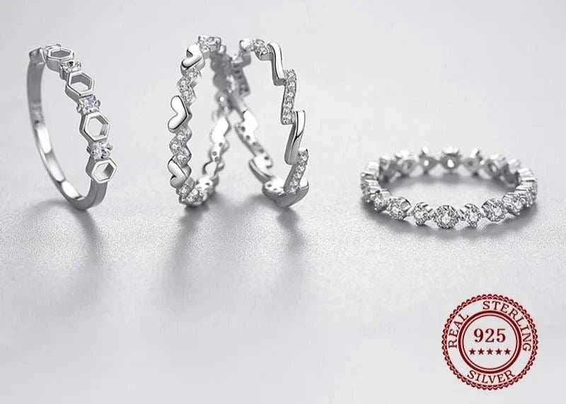 This elegant Simple Stackable Eternity Band Ring is crafted with high-quality materials, ensuring long-lasting durability. The minimalist design allows it to be easi