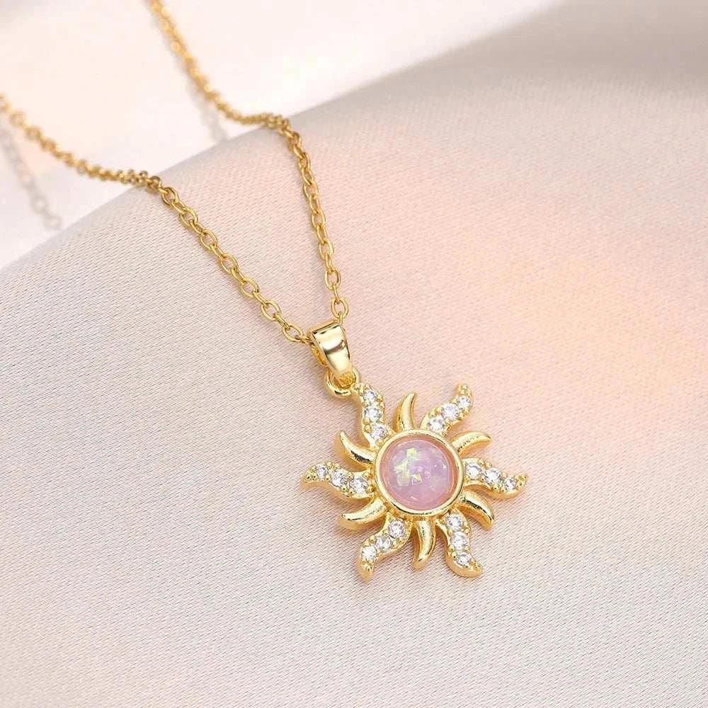 Elevate any outfit with our stunning Sunflower Pendant Necklaces. Crafted with intricate details and high-quality materials, these necklaces are a must-have for any 