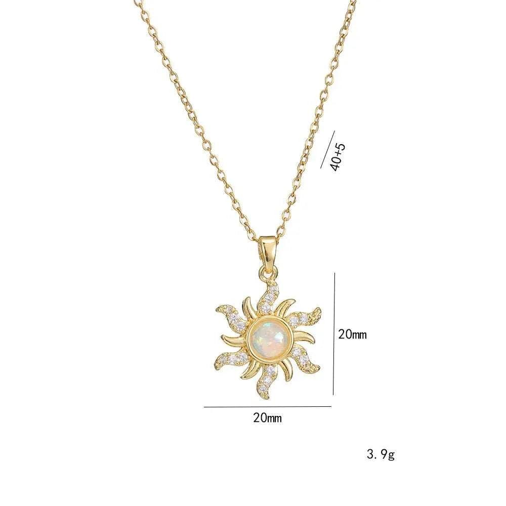 Elevate any outfit with our stunning Sunflower Pendant Necklaces. Crafted with intricate details and high-quality materials, these necklaces are a must-have for any 