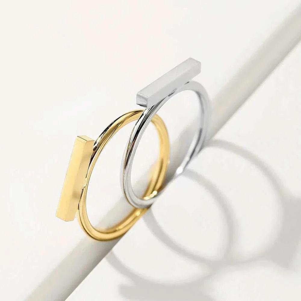This Minimaliset Punk Stainless-Steel Ring is a sleek and stylish addition to any jewelry collection. Made from high-quality stainless steel, it is durable and resis