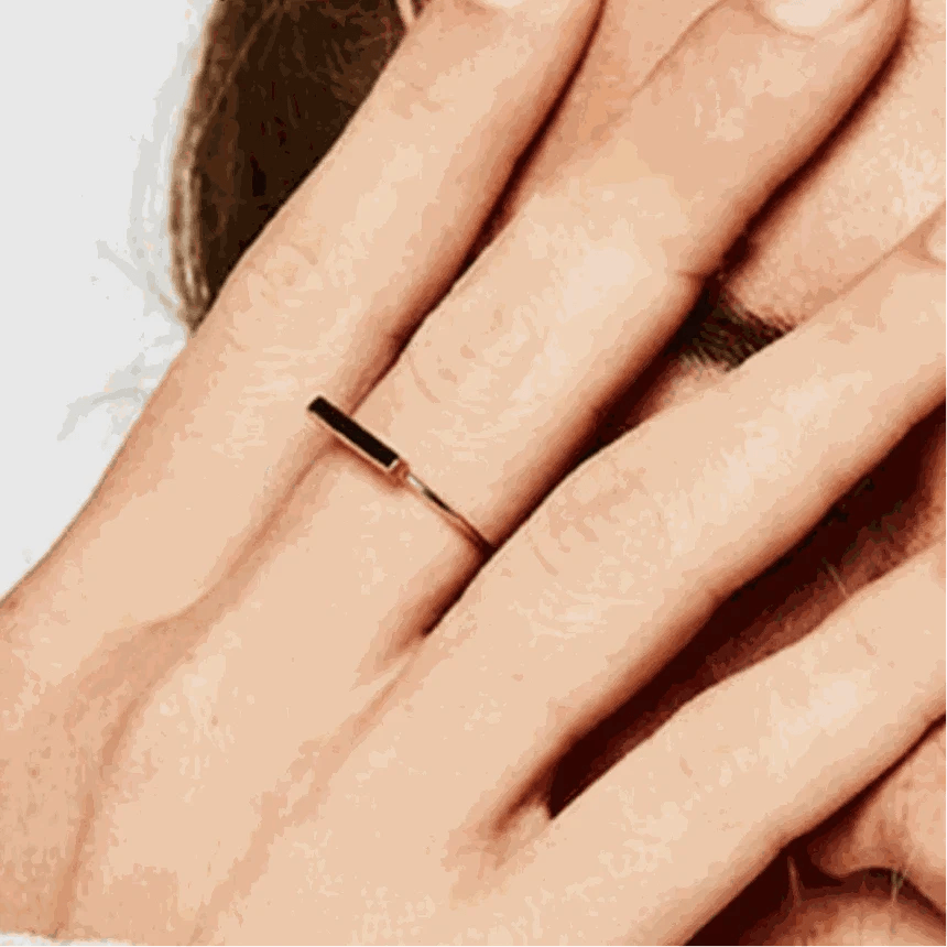 This Minimaliset Punk Stainless-Steel Ring is a sleek and stylish addition to any jewelry collection. Made from high-quality stainless steel, it is durable and resis
