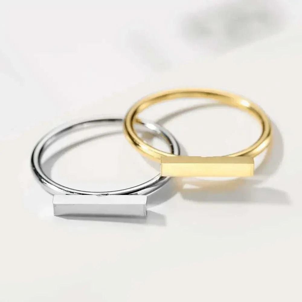 This Minimaliset Punk Stainless-Steel Ring is a sleek and stylish addition to any jewelry collection. Made from high-quality stainless steel, it is durable and resis