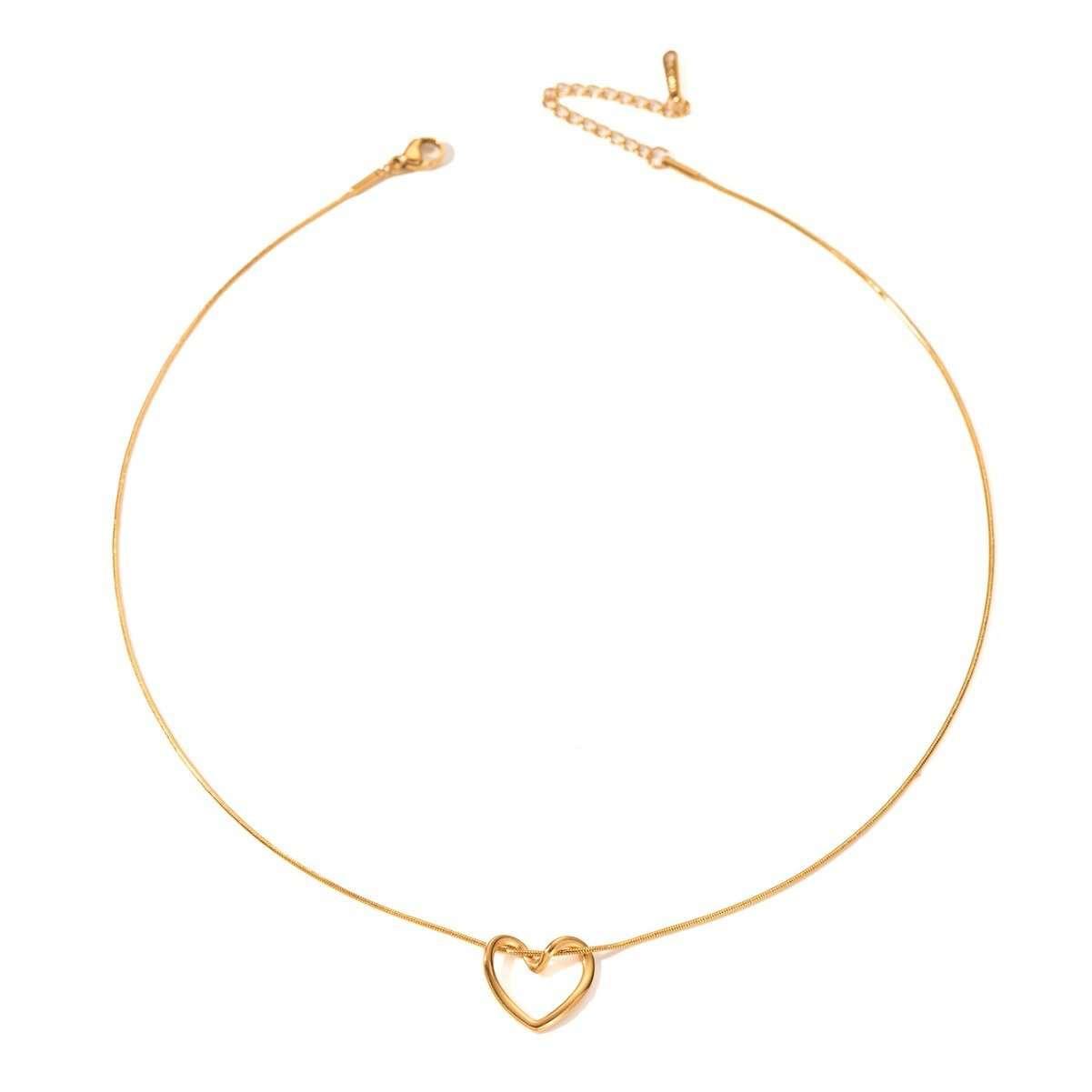 This Twist Hollow Heart Pendant Necklace features a unique design that will add a touch of elegance to any outfit. Made with high-quality materials, it is durable an