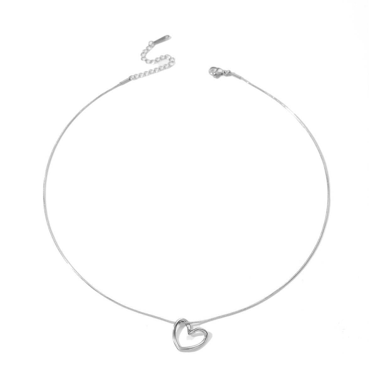 This Twist Hollow Heart Pendant Necklace features a unique design that will add a touch of elegance to any outfit. Made with high-quality materials, it is durable an