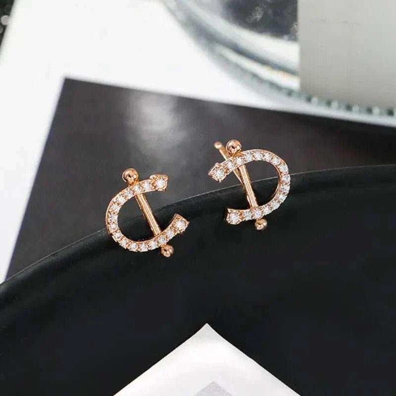 This beautiful Horseshoe Necklace and Earrings set for Women is made from high-quality materials and features a unique design that symbolizes good luck and protectio