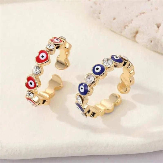 Elevate your style with our Geometric Heart Open Design Vintage Gothic Rings. Made with a bold and intricate design, these rings are perfect for making a statement. 