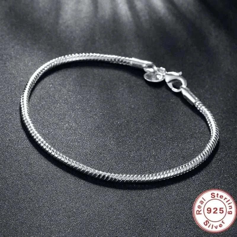 Soft Smooth Snake Bone Bracelets