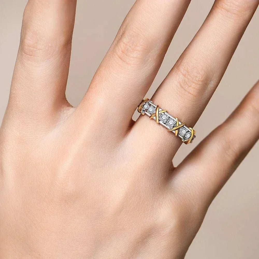 Moissanite Ring - Real S925 Silver,