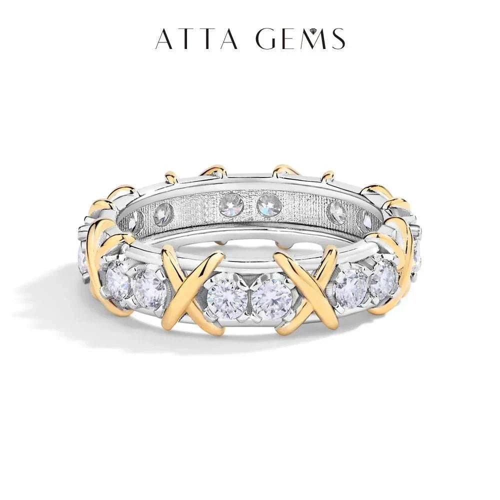 Moissanite Ring - Real S925 Silver,