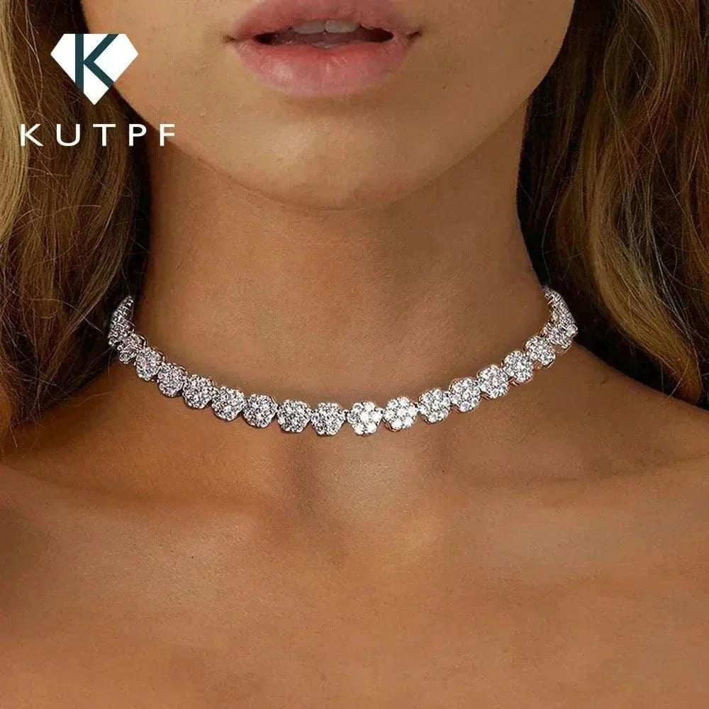 moissanite tennis necklace & bracelet