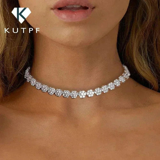 moissanite tennis necklace & bracelet