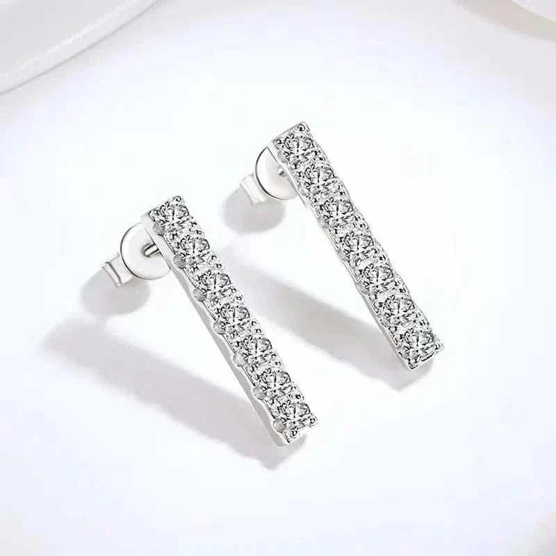s925 silver moissanite jewelry set – elegant & ethical