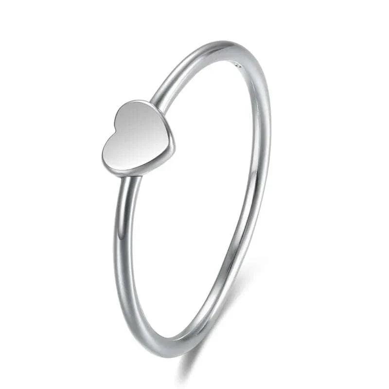Simple Love Heart Ring