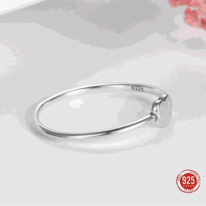 Simple Love Heart Ring