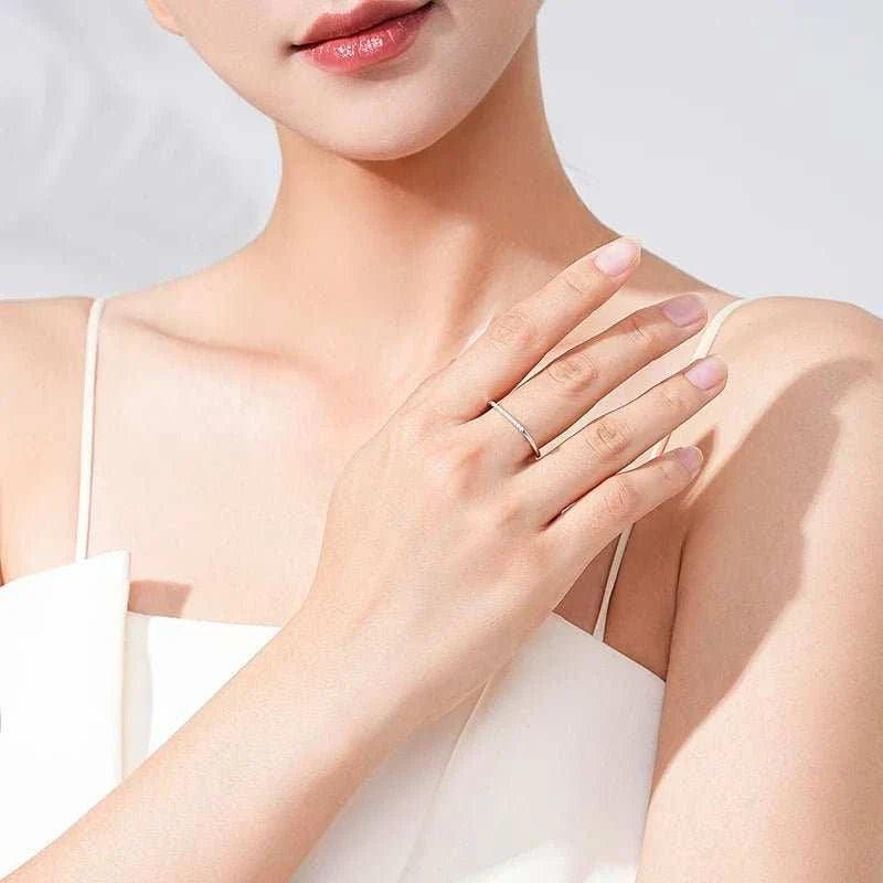 Square Design Stackable Rings