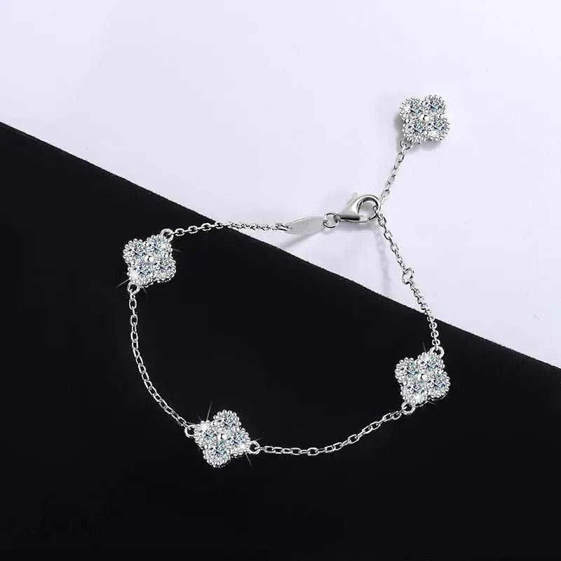 Trendy Moissanite Bracelet - Sparkling Luxury Gift