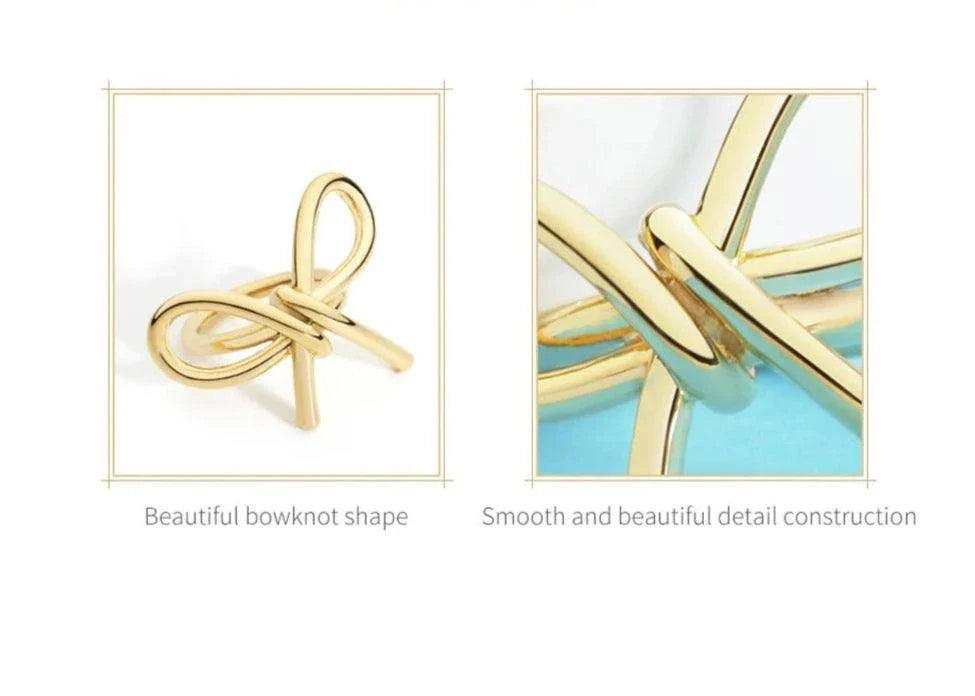 Add a touch of elegance to your style with our Elegant Bowknot of Lines Rings. These rings feature a delicate bowknot design, crafted with precision and attention to