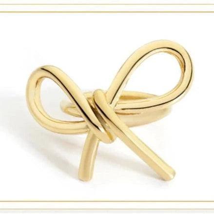 Add a touch of elegance to your style with our Elegant Bowknot of Lines Rings. These rings feature a delicate bowknot design, crafted with precision and attention to