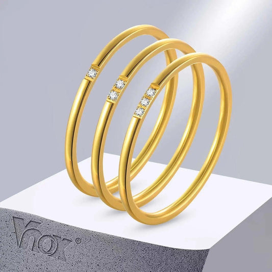 3pcs Stacked Rings