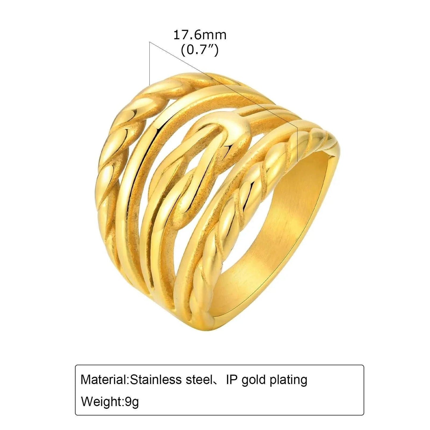 Upgrade your accessory game with our Hyperbole Chunky Women Rings. Crafted with high-quality materials, these rings add a touch of elegance to any outfit. The chunky