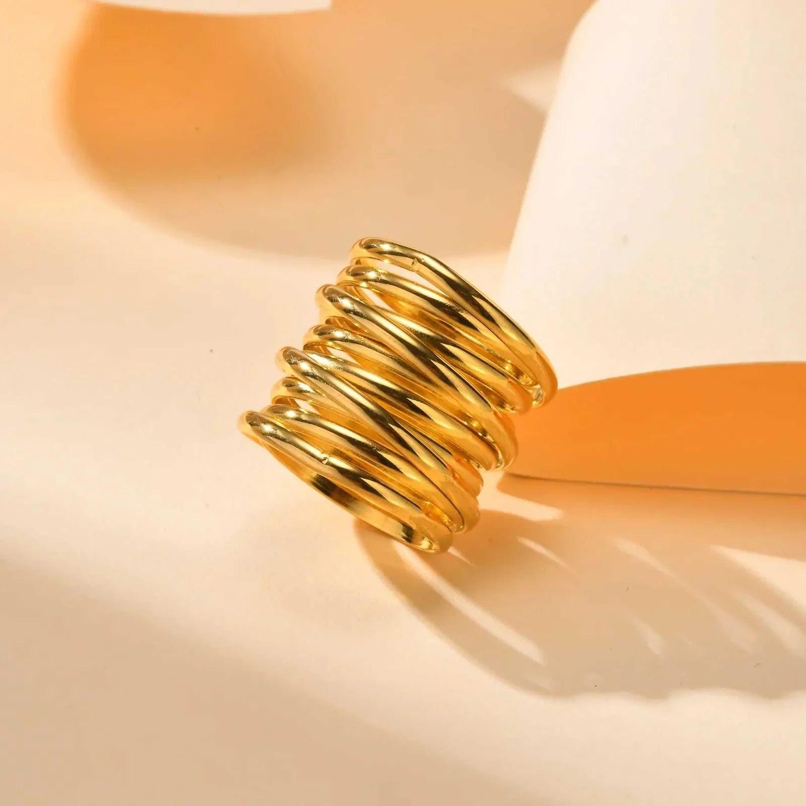 Upgrade your accessory game with our Hyperbole Chunky Women Rings. Crafted with high-quality materials, these rings add a touch of elegance to any outfit. The chunky